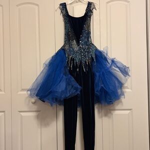 Algy Women’s Velvet and Sequin Dance Costume Size Medium